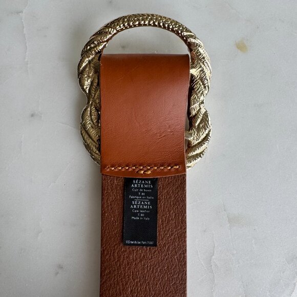 Sezane Artemis leather belt - Picture 2 of 4
